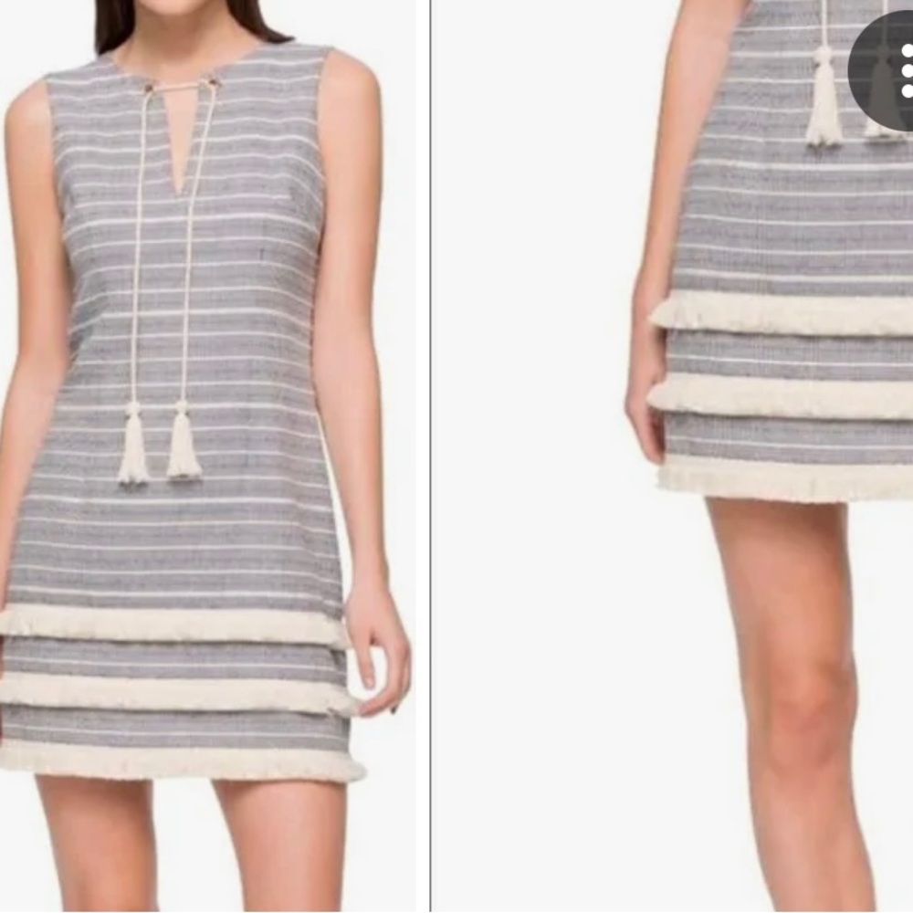 Jessica Simpson tassel tie fringe dress